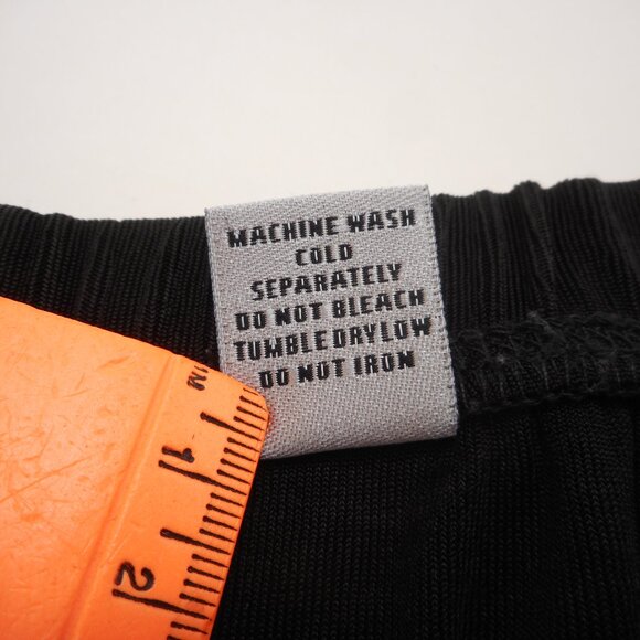 Chico’s Travelers size 3 Women's XL Slinky Knit Pants Black Wide Leg Pull-on - Picture 7 of 9